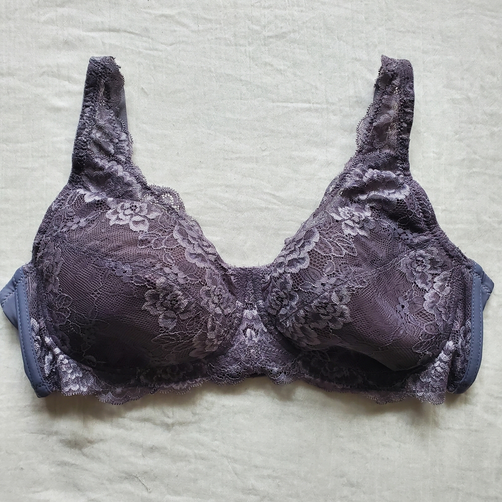 Sorella Gray Women's Lace Bra Size 36C